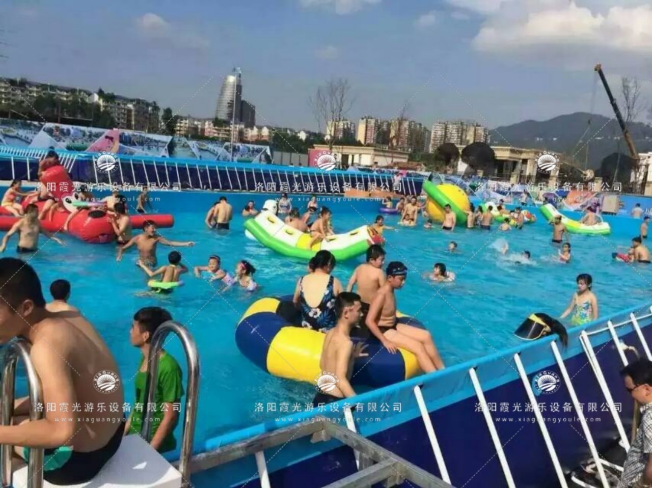 西秀支架泳池